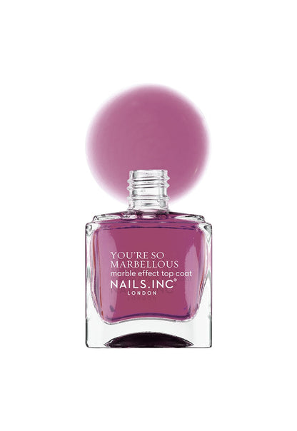 May The Quartz Be With You Marble Effect Nail Polish