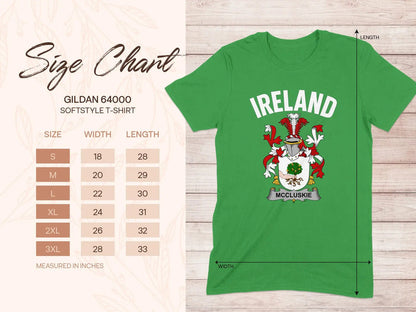 Ireland McCluskie Size Chart Softstyle T-Shirt