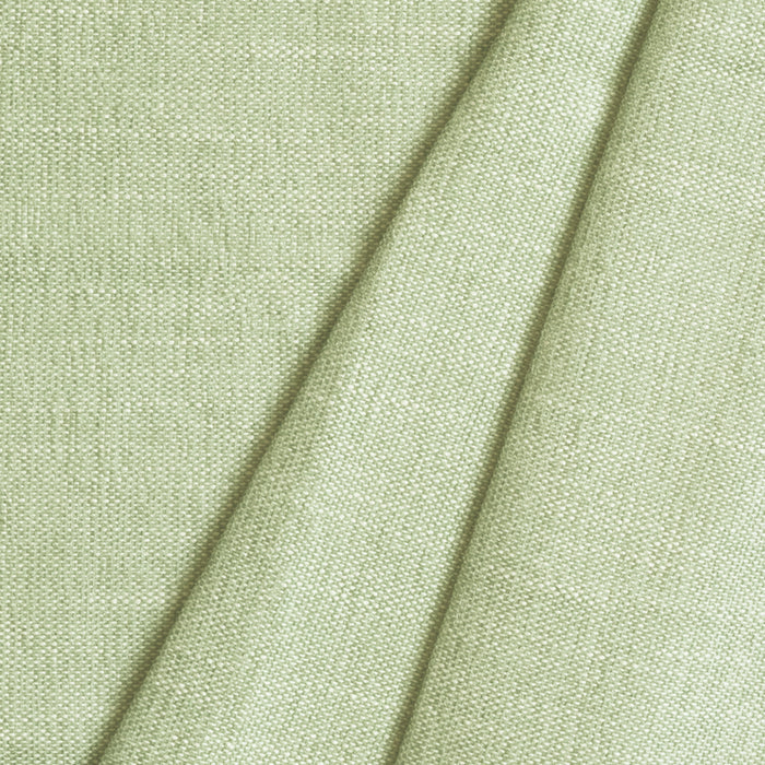 Meadow pale green woven fabric swatch, made to order in the USA with short lead times