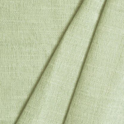Meadow pale green woven fabric swatch, made to order in the USA with short lead times
