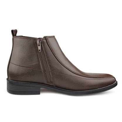 Men's Chelsea Boot w/ Zipper - Café