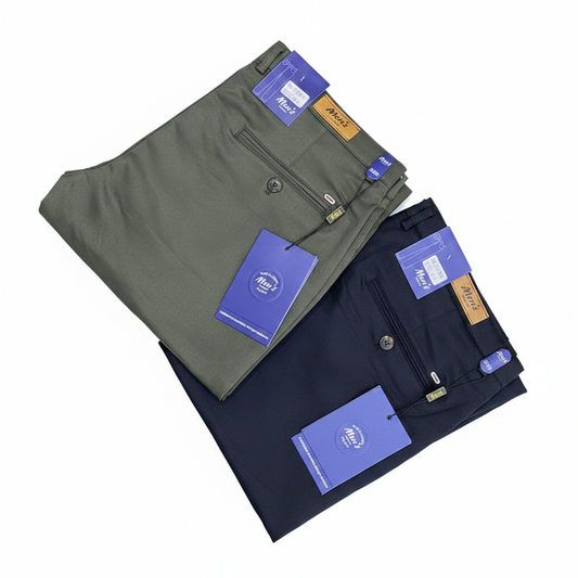 Men's Olive Green Khaki Pants - White Background