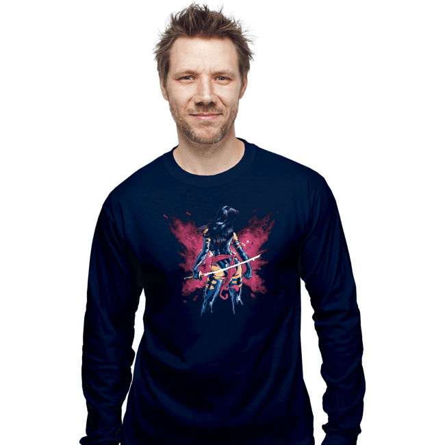Long Sleeve Shirts, Unisex / Small / Navy