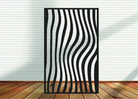 Metal Decorative Panel - Abstracts N Waves 9