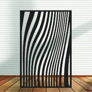 Metal Decorative Panel, Indoor & Outdoor - Abstracts N Waves 2