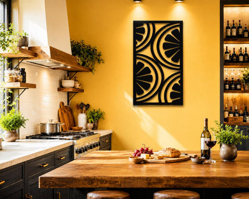 Metal Wall Art - Citrus Metal Panel