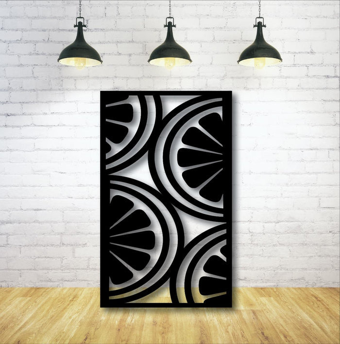 Metal Wall Art - Citrus Metal Panel