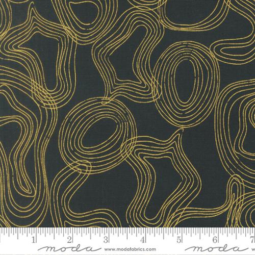 Metallic Nightfall (Style 2)- Sunlit Ruins Fat Quarter