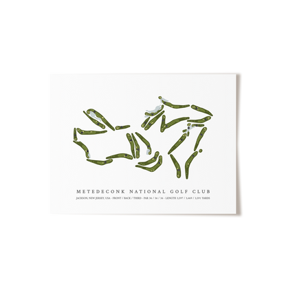 Metedeconk National Golf Club | Golf Course Print | Unframed
