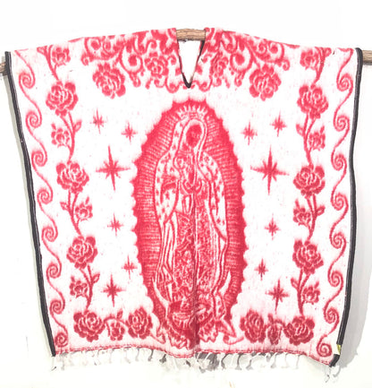 Mexican Poncho Our Lady Of Guadalupe Caminorealimports.com