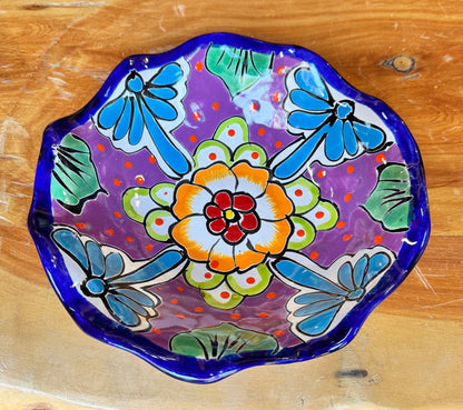 Mexican Talavera Pottery Bowl Plate 9" TPB9001