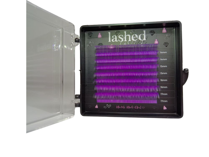 Mini Color Lash Extensions – 8 Row Specialty Colors (.05)