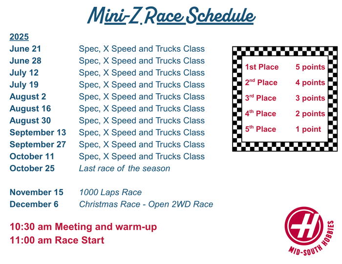 Mini Z Track Membership