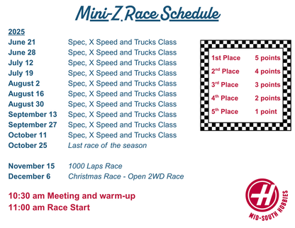 Mini Z Track Membership