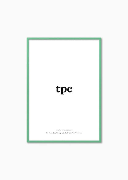 Mint Green Wood Frame - The Poster Club