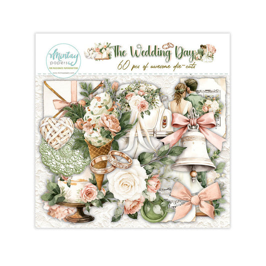 Mintay - Paper Die Cuts - The Wedding Day. Includes 60 pieces. Available at Embellish Away in Bowmanville Ontario Canada. Perfect for Father's Day.
