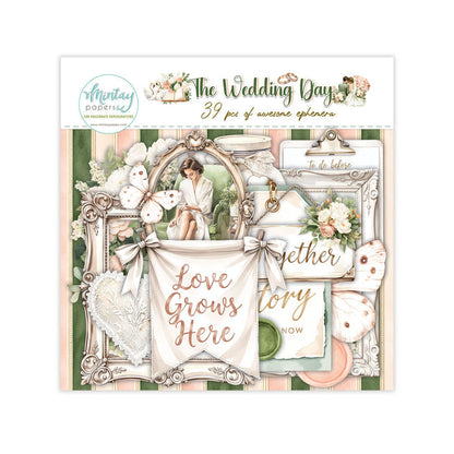 Mintay - Paper Ephemera - The Wedding Day. Includes 39 pieces. Available at Embellish Away in Bowmanville Ontario Canada. Perfect for Father's Day.