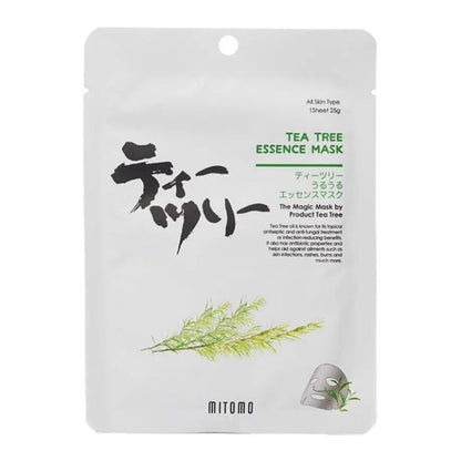 MITOMO – Tea Tree Essence Mask 1pc 25gr