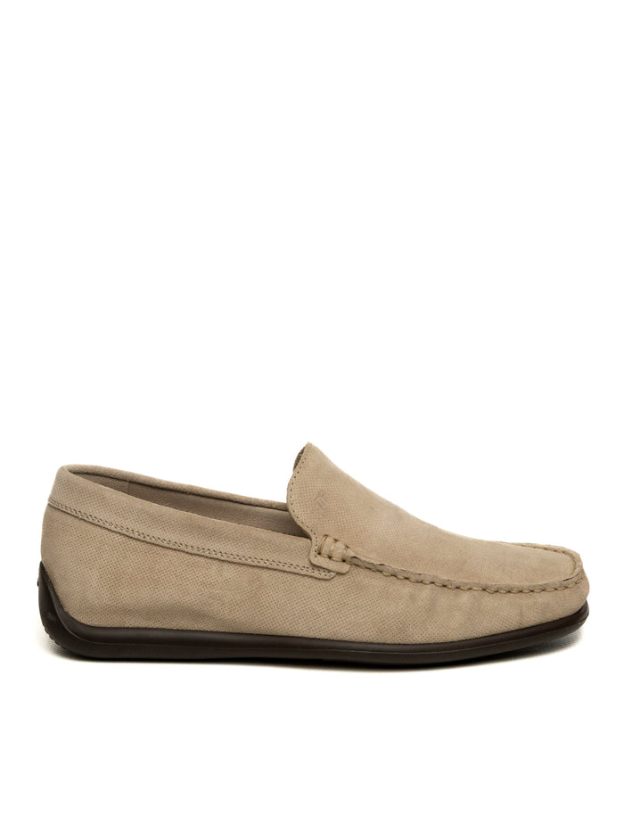 FRAU mocassino camoscio beige 14F4 CASTORO.BEACH