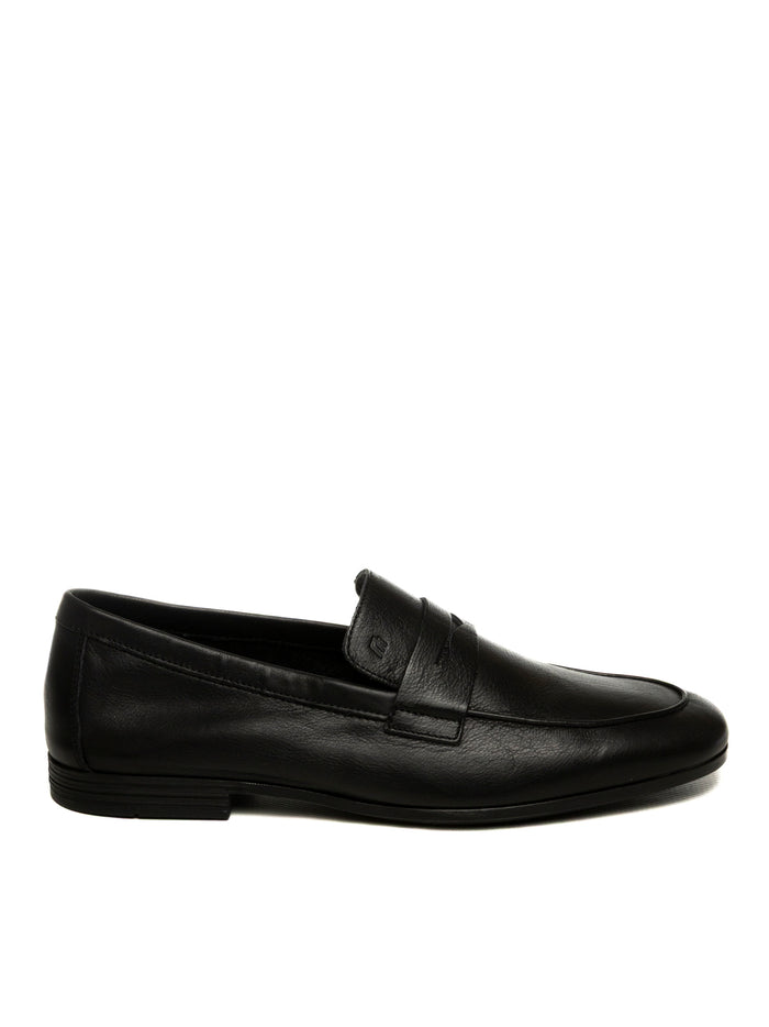 FRAU Mocassino pelle nero 34M5 MOUSSE-NERO