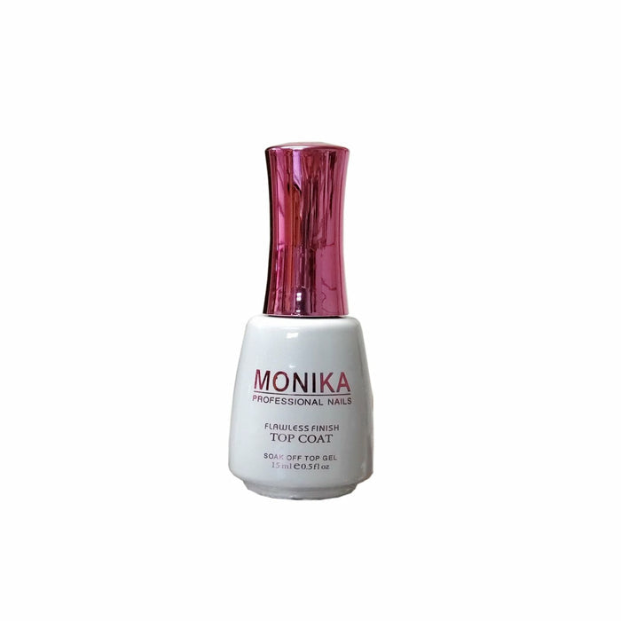 MONIKA Professional - UV/LED Soak off Gel (No-Wipe) TOP COAT & BASE COAT -  0.5 fl.oz/15mL