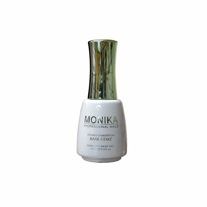 MONIKA Professional - UV/LED Soak off Gel (No-Wipe) TOP COAT & BASE COAT -  0.5 fl.oz/15mL