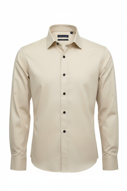 Monza Italy Cream Shirt - Full Length