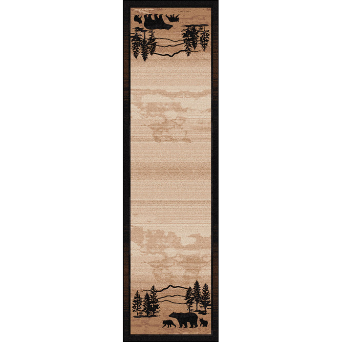 Image of an area rug, Mountain Shadow Bear - Natural