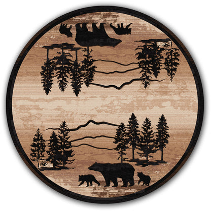 Image of an area rug, Mountain Shadow Bear - Natural