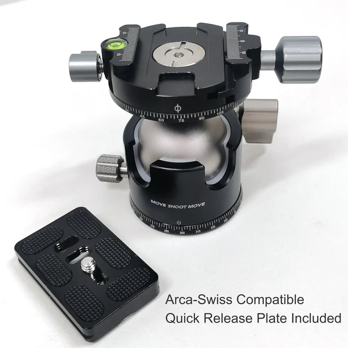 Move Shoot Move Double-Panning Heavy Duty Ball Head (LBall_44)