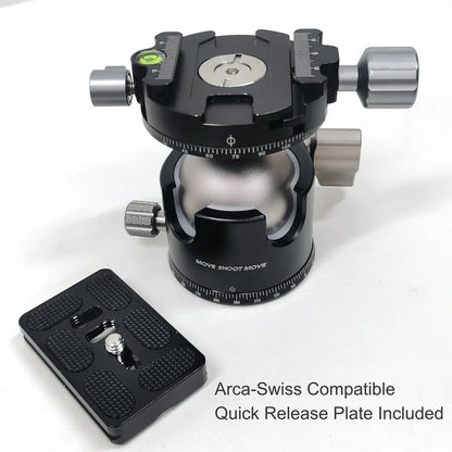 Move Shoot Move Double-Panning Heavy Duty Ball Head (LBall_44)