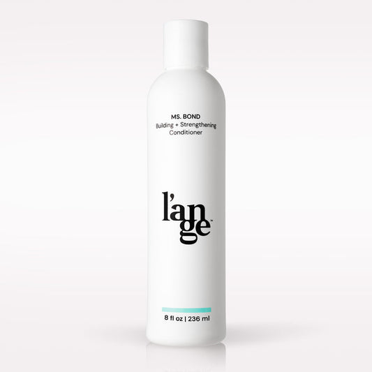 L’ange Ms. Bond Building + Strengthening Conditioner on a blank background