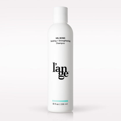 L’ange Ms. Bond Building + Strengthening Shampoo on a blank background