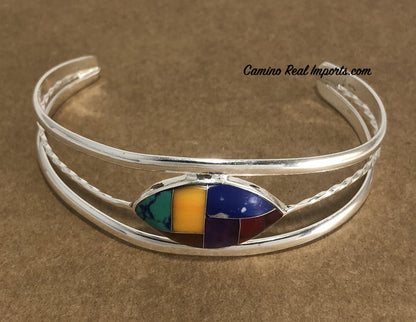 Multi Stone Inlay Bracelet JMSBR013
