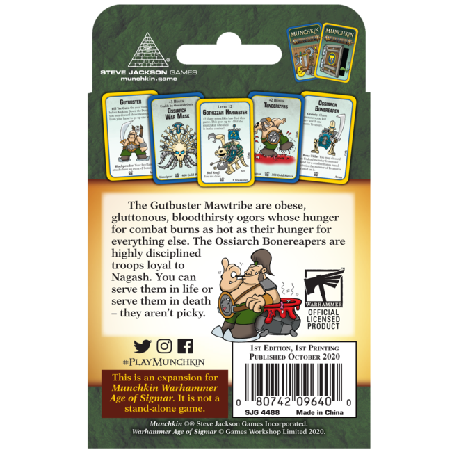 Munchkin Warhammer Age of Sigmar: Guts and Gory