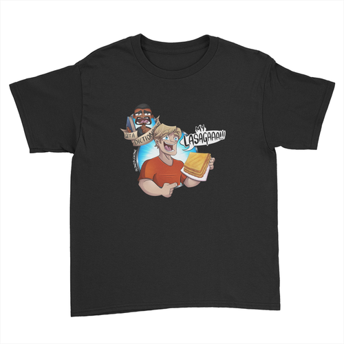 My Lasagaaa!!! - Kids Youth T-Shirt Black