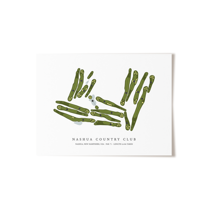 Nashua Country Club | Golf Course Print | Unframed