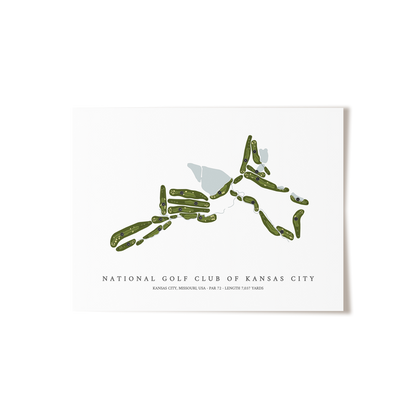 National Golf Club of Kansas City | Golf Course Print | Unframed
