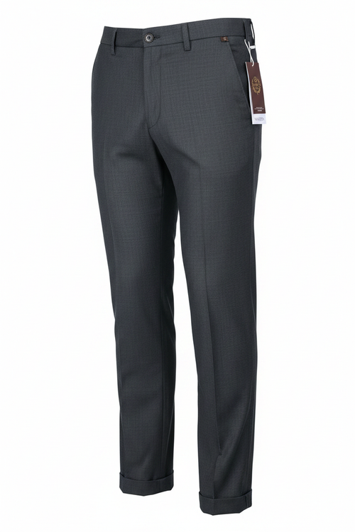 Dark Grey Khaki Pants - Full Length