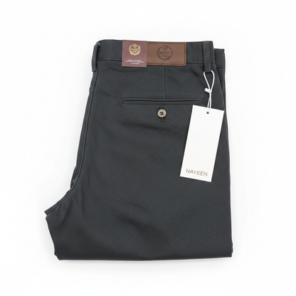 Dark Grey Khaki Pants - White Background