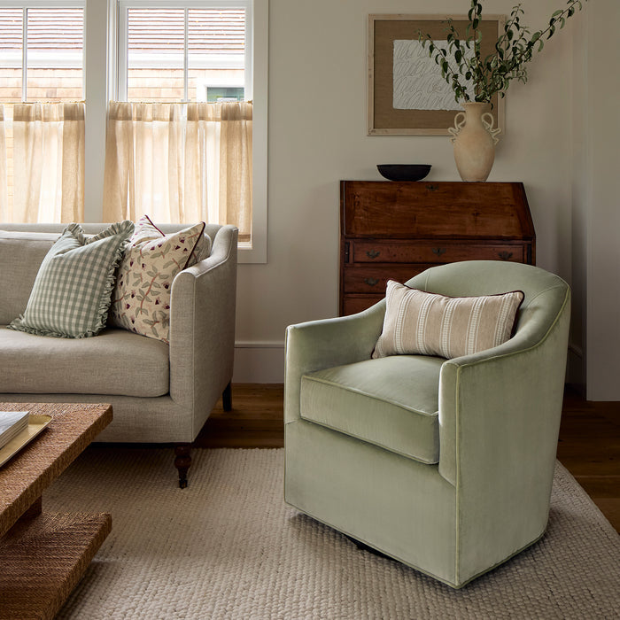 FEATURED: Laurel Velvet Adeline Chair / Margot, Millie & Nellie Pillows