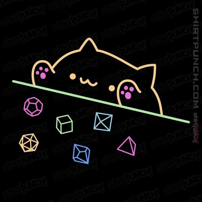 Daily_Deal_Shirts Magnets / 3"x3" / Black Neon DND Cat