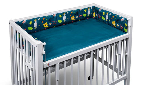tiSsi MAXI Nestchen Dschungel Petrol 90 × 50 cm