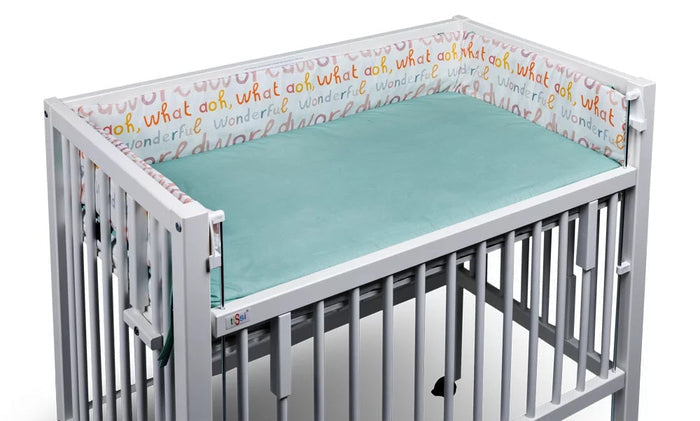 tiSsi MAXI Nestchen Wonderful World Mint 90 × 50 cm
