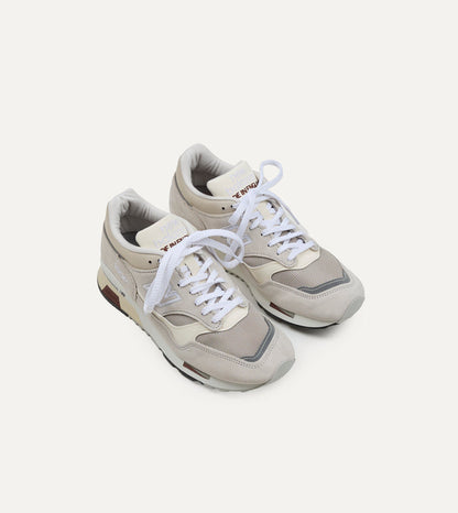 New Balance 'Elevated Essentials' Oyster and Antique White Made in UK 1500 Trainers