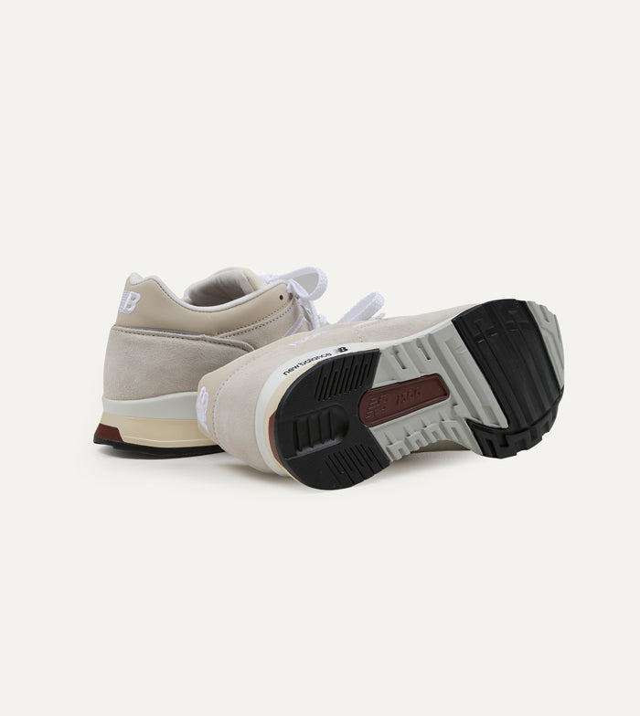 New Balance 'Elevated Essentials' Oyster and Antique White Made in UK 1500 Trainers