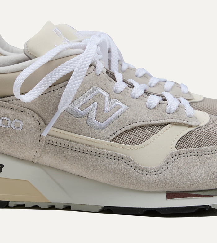 New Balance 'Elevated Essentials' Oyster and Antique White Made in UK 1500 Trainers