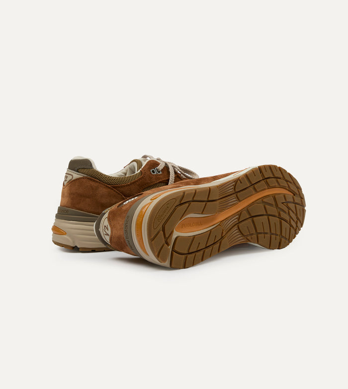 New Balance ‘Iconic Influences’ Caramel Café Made in UK 991v2 Trainers