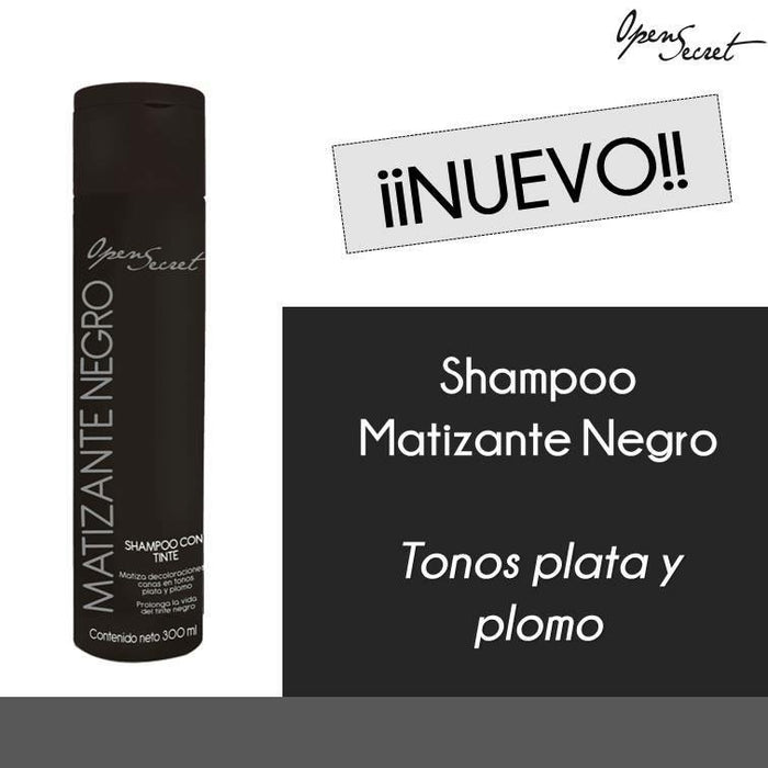 NEW SHAMPOO MATIZANTE NEGRO TONING SHAMPOO Open Secret 10.14 fl. oz