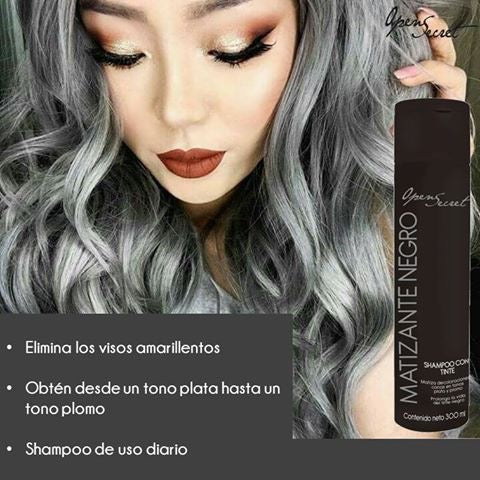 NEW SHAMPOO MATIZANTE NEGRO TONING SHAMPOO Open Secret 10.14 fl. oz